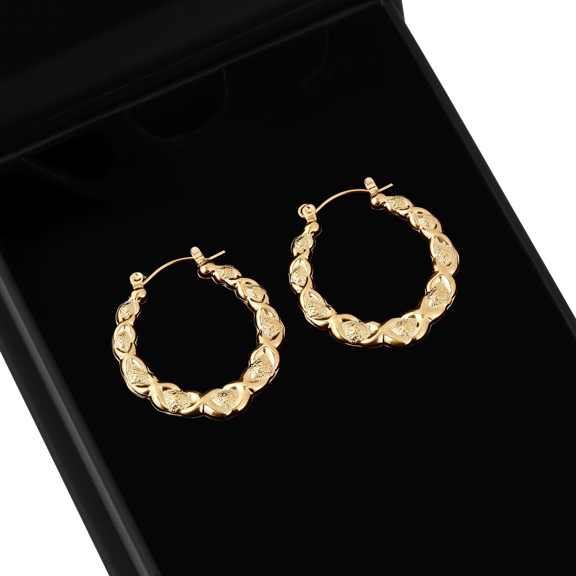 XOXO Hoop Earrings
