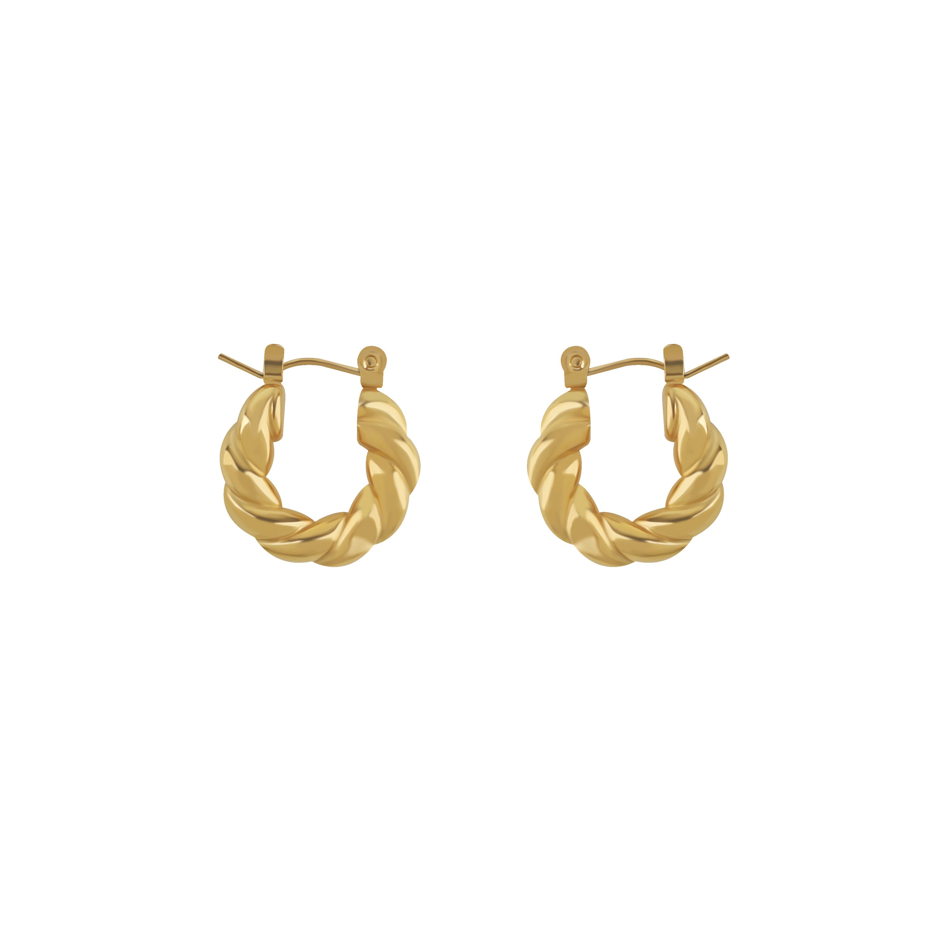 Twist Hoop Earrings